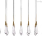 Solitaire Linear Chandelier 37"W-Meet Lighting