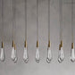 Solitaire Linear Chandelier 37"W-Meet Lighting