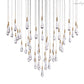 Solitaire Round Chandelier 58"D-Meet Lighting