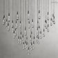 Solitaire Round Chandelier 58"D-Meet Lighting