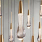 Solitaire Round Chandelier 58"D-Meet Lighting