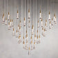 Solitaire Round Chandelier 58"D-Meet Lighting