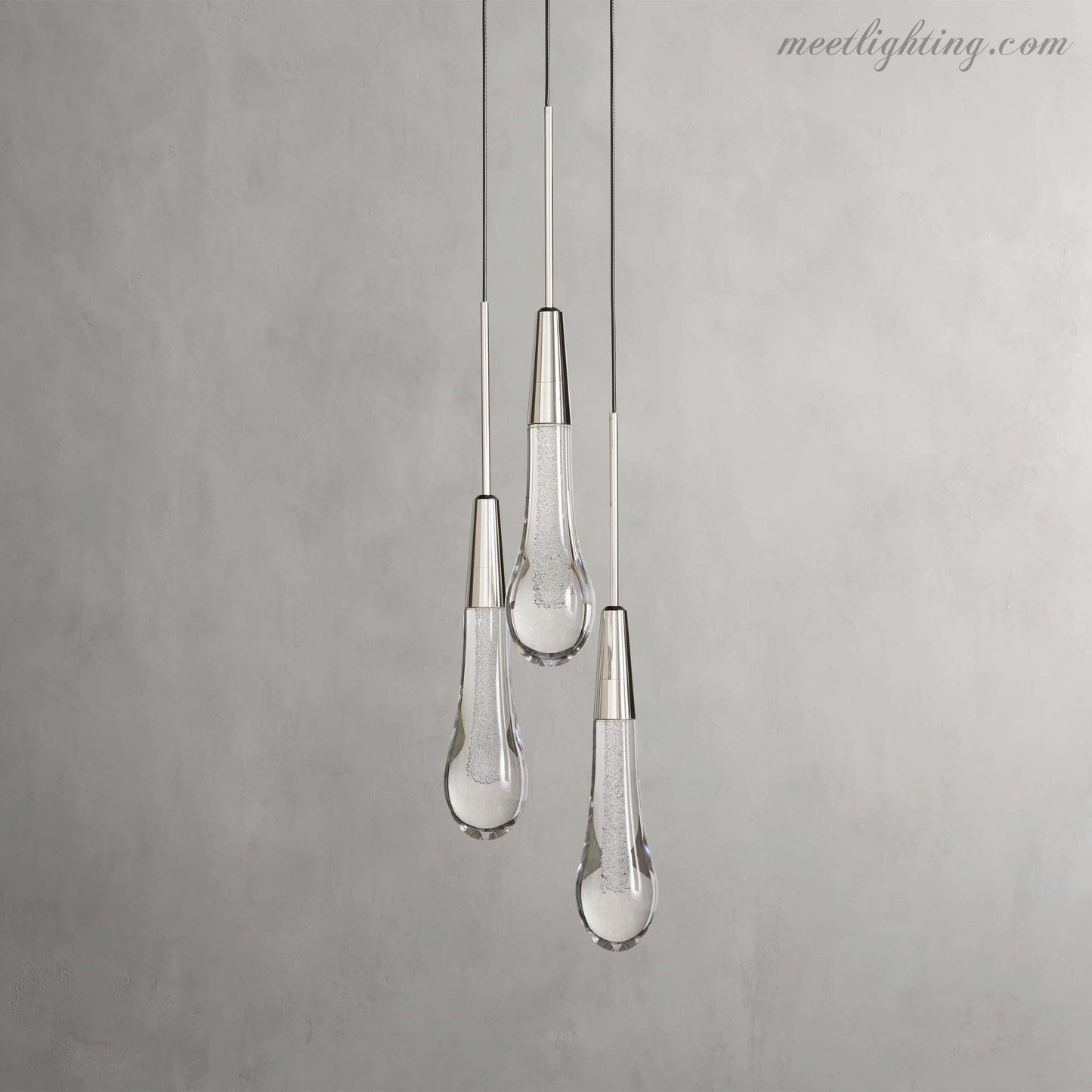 Solitaire Single Light /3-light Pendant-Meet Lighting