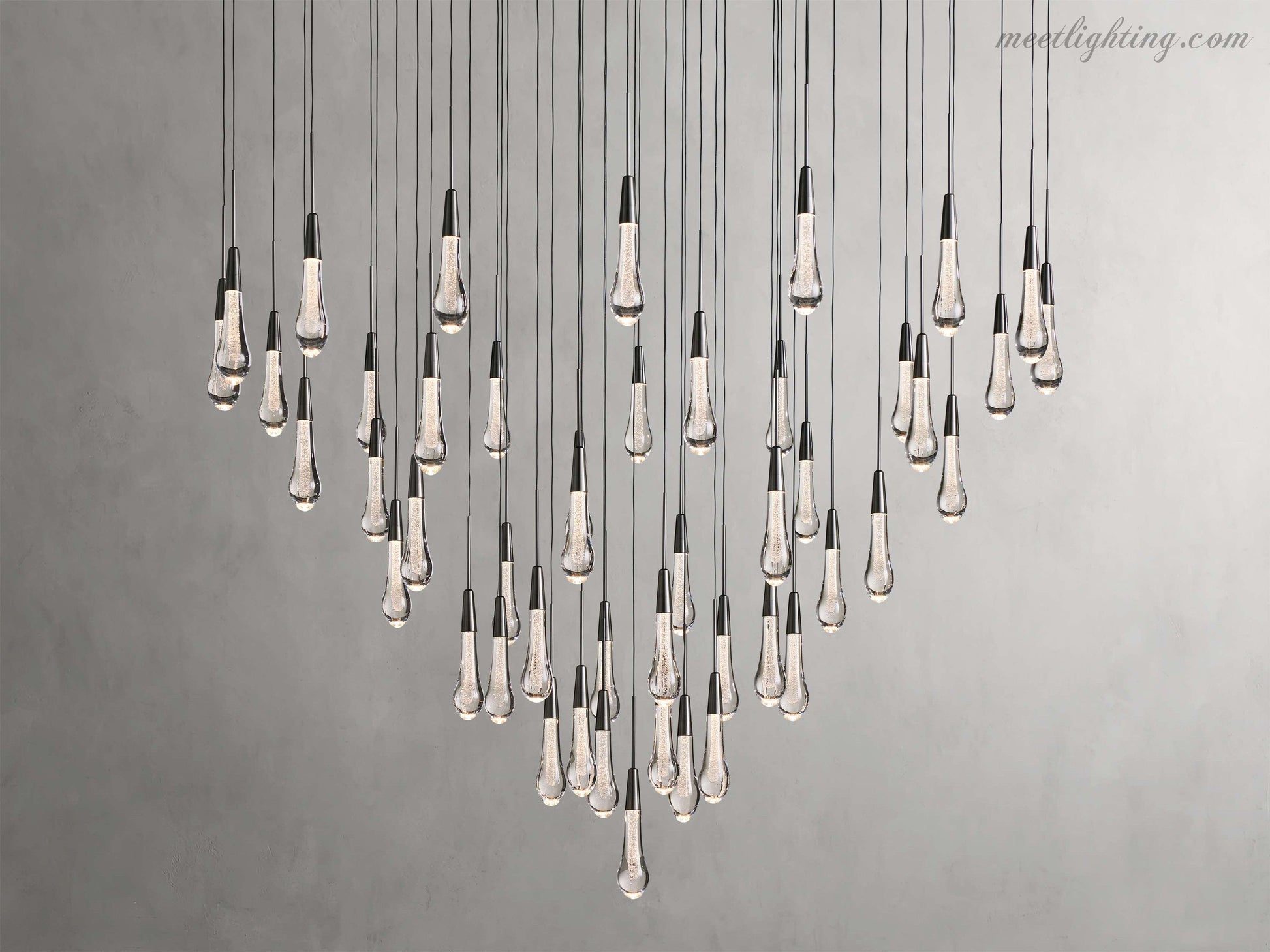 Soltaire 58" Round Chandelier-Meet Lighting