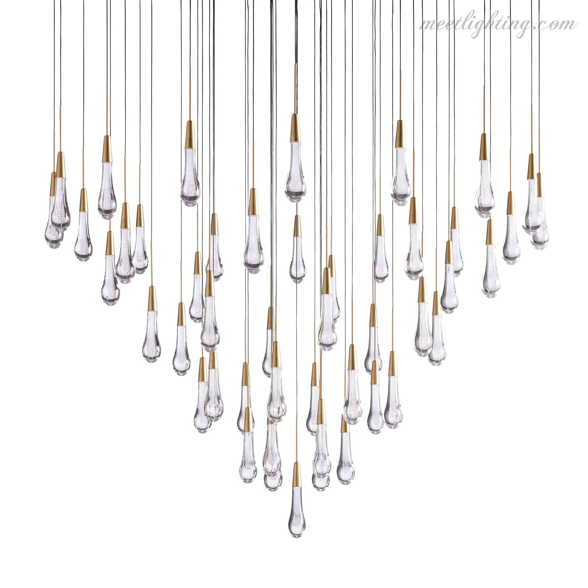 Soltaire 58" Round Chandelier-Meet Lighting