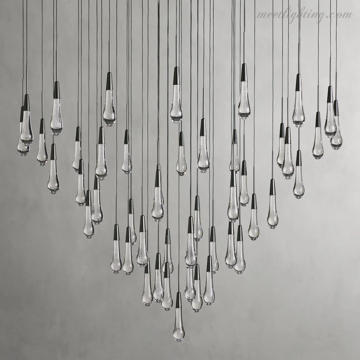 Soltaire 58" Round Chandelier-Meet Lighting