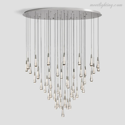 Soltaire 58" Round Chandelier-Meet Lighting