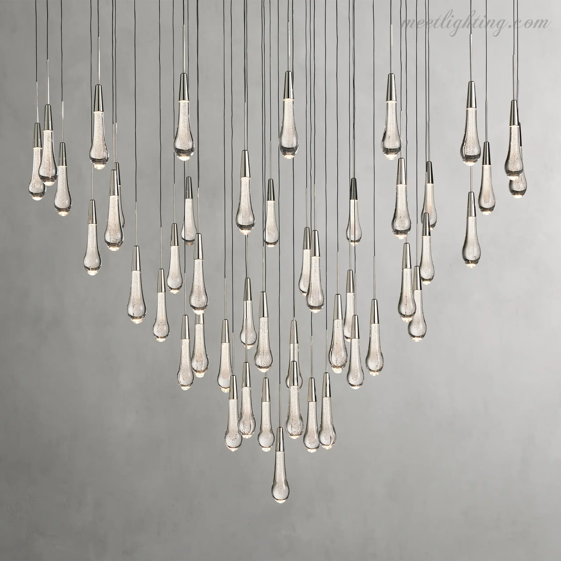 Soltaire 58" Round Chandelier-Meet Lighting