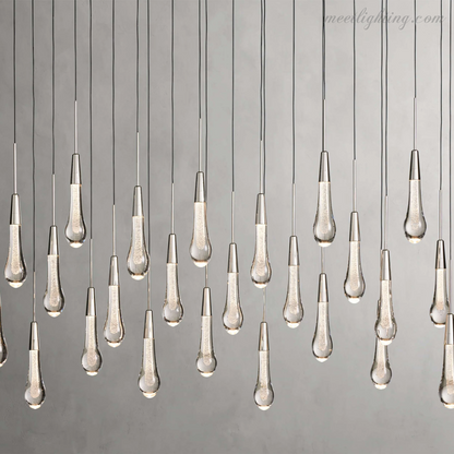 Soltaire Linear Crystal Chandelier-Meet Lighting