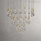 Soltaire Round Crystal Chandelier 17“ 24” 36“-Meet Lighting