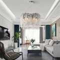 Sophian Aluminum Chain Tassel Round Chandelier-MEET LIGHTING