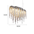 Sophian Luxury Aluminum Chain Tassel Chandelier-MEET LIGHTING