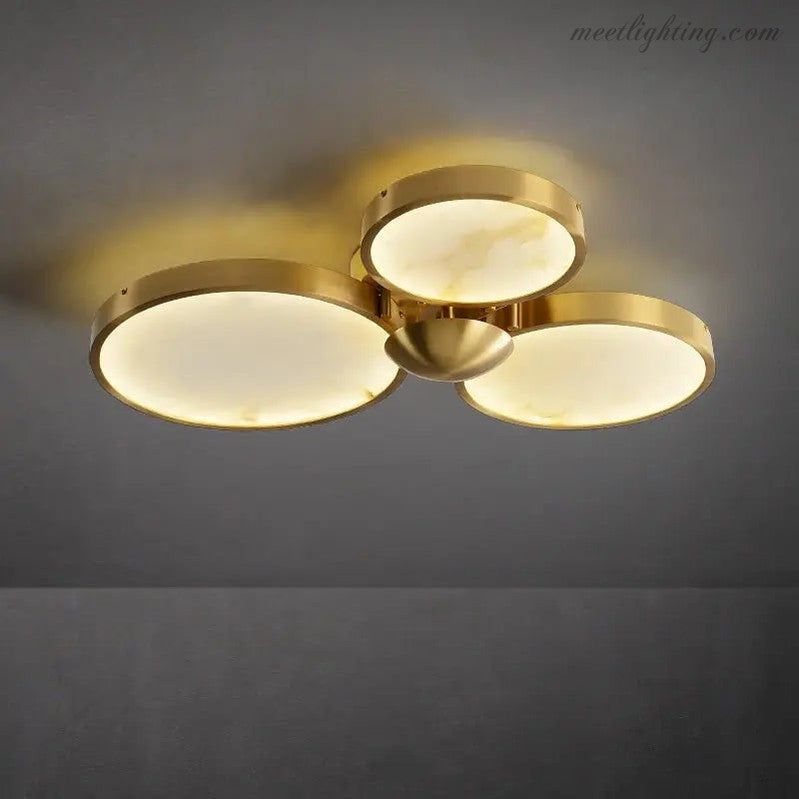 Spain Alabaster Flush Mount Ceiling Lamps-Meet Lighting