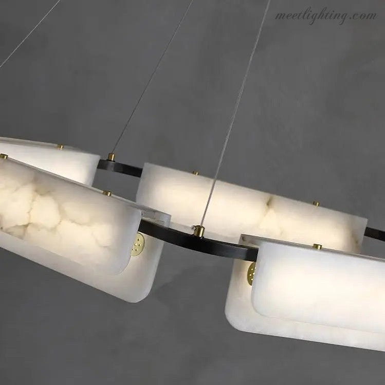 Spain Alabaster Modern Bedroom Chandeliers-MEET LIGHTING
