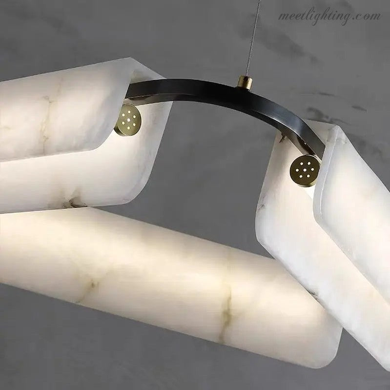 Spain Alabaster Modern Bedroom Chandeliers-MEET LIGHTING