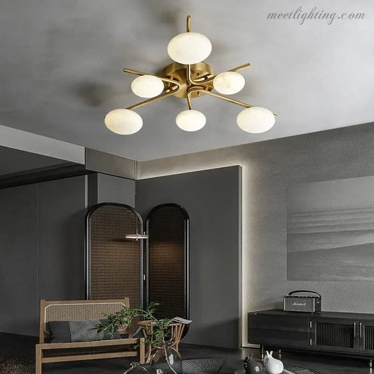 Spain Alabaster Modern Ceiling Lights-Meet Lighting