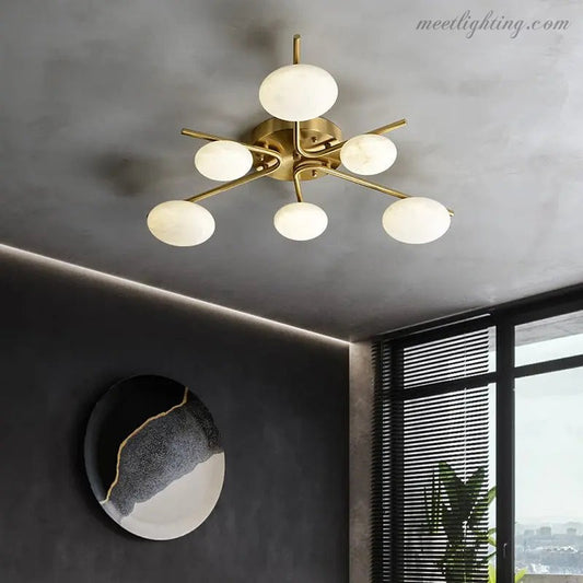 Spain Alabaster Modern Ceiling Lights-Meet Lighting