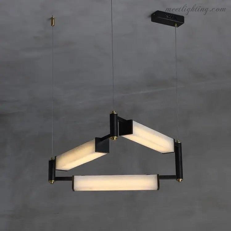 Spain Alabaster Modern Dining Room Chandeliers-Meet Lighting