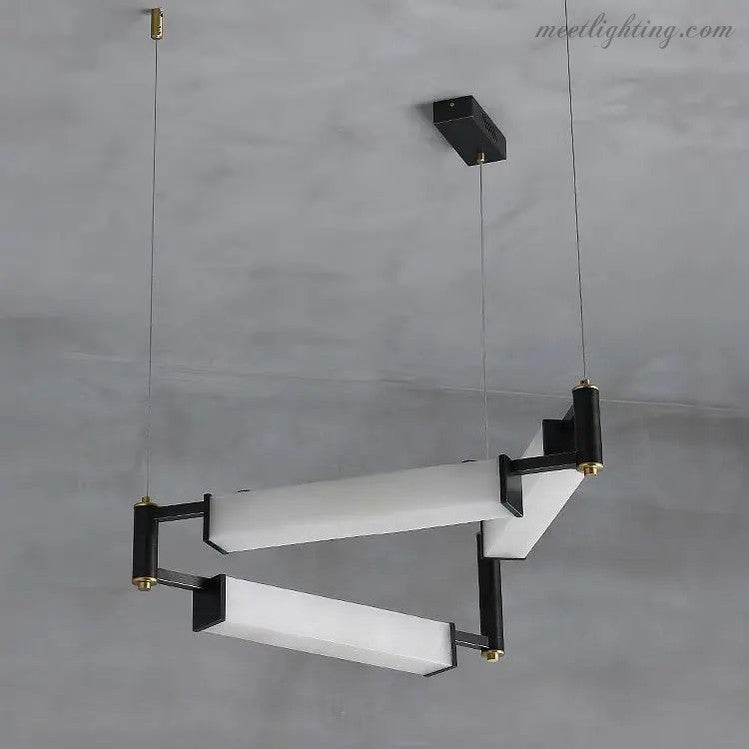 Spain Alabaster Modern Dining Room Chandeliers-Meet Lighting