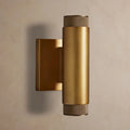 Spotlight Outdoor Sconce in Brass