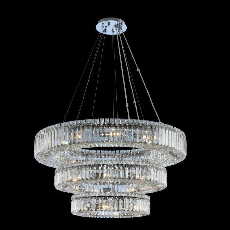 Stella 3-Ring Chandelier 18''+26''+36''-Meet Lighting