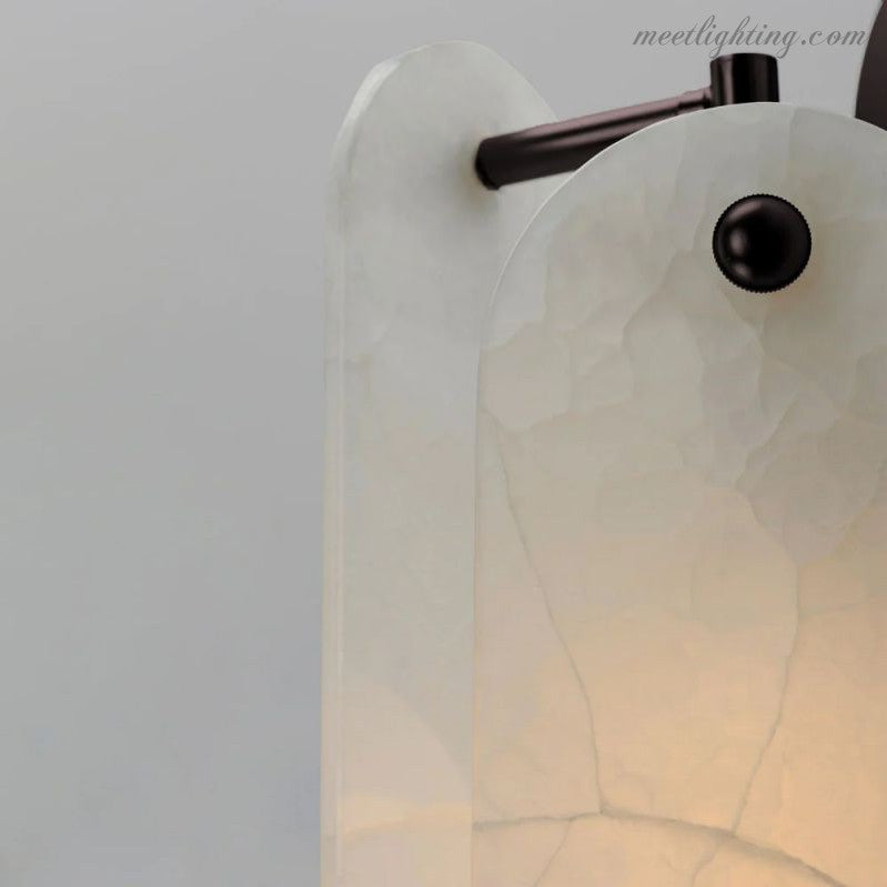 Studio M Alabaster Megalith Wall Sconce-Meet Lighting