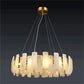 Venu Alabaster Round Chandelier