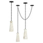 Alabaster Modern 3-Light Chandelier