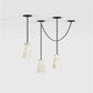 Alabaster Modern 3-Light Chandelier