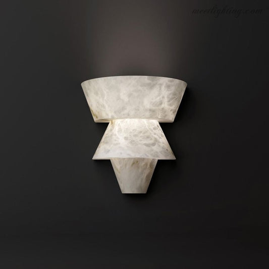 Suri Alabaster Wall Sconce-Meet Lighting