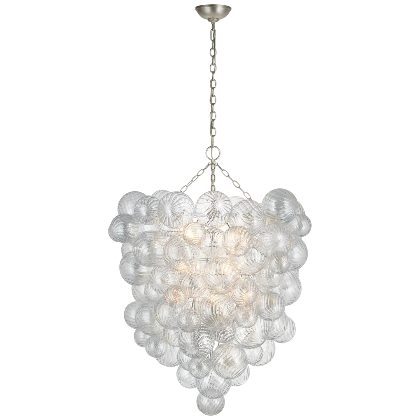 Talia Grande Entry Chandelier 36", Art Creative Glass Pendant Lamp