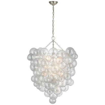 Talia Grande Entry Chandelier 36", Art Creative Glass Pendant Lamp