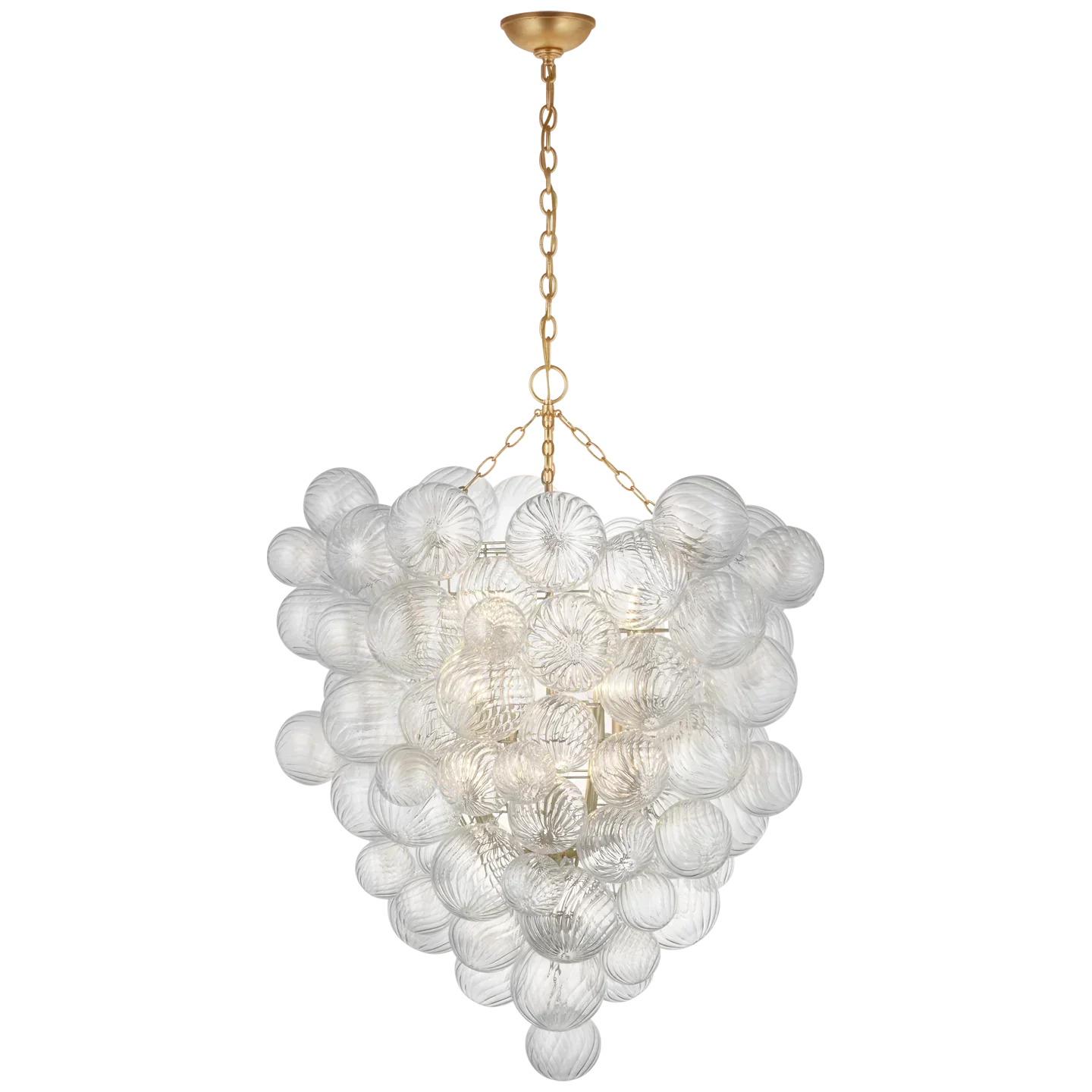 Talia Grande Entry Chandelier 36", Art Creative Glass Pendant Lamp