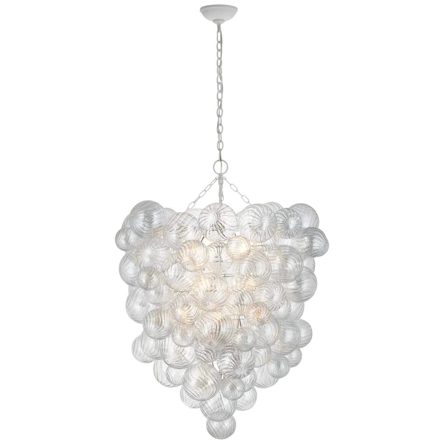 Talia Grande Entry Chandelier 36", Art Creative Glass Pendant Lamp