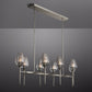 Tulip Linear Chandelier 52", Island Chandelier Over Kitchen Table