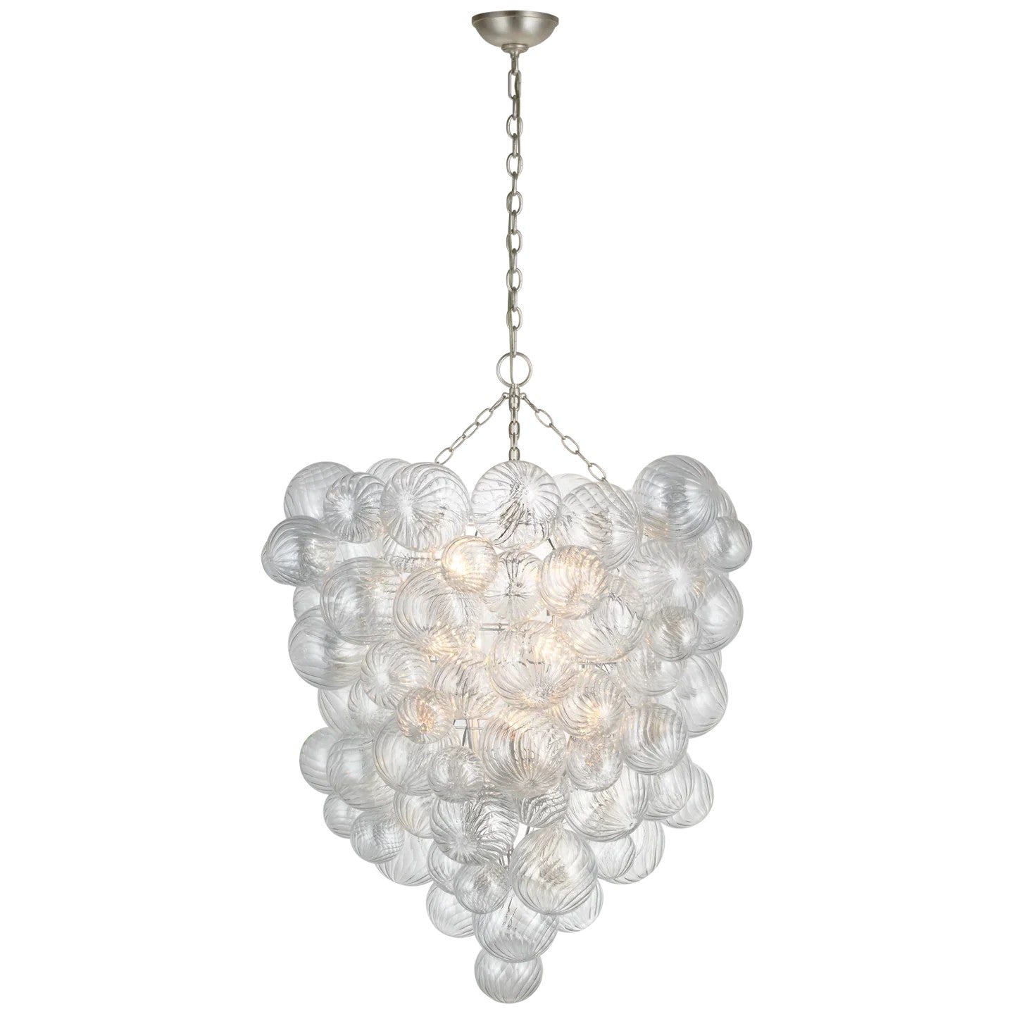 Talian Glass Entry Chandelier 36"-MEET LIGHTING