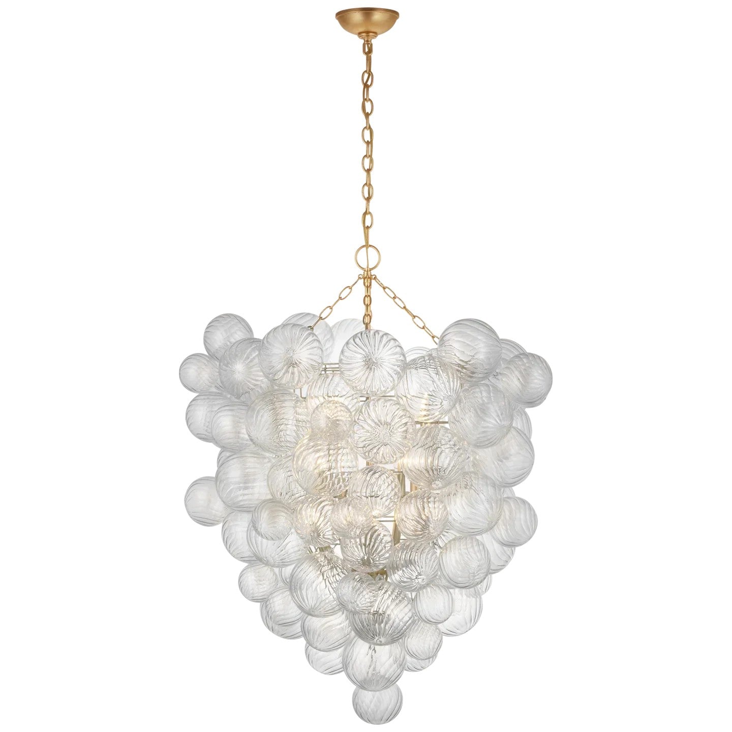 Talian Glass Entry Chandelier 36"-MEET LIGHTING