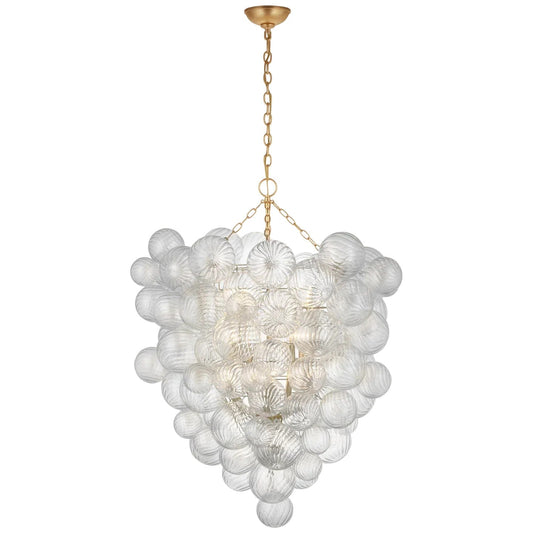 Talian Glass  Entry Chandelier 36"