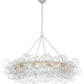 Talian Glass  Ring Chandelier 54"