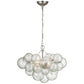 Talian Glass Round Chandelier 24"