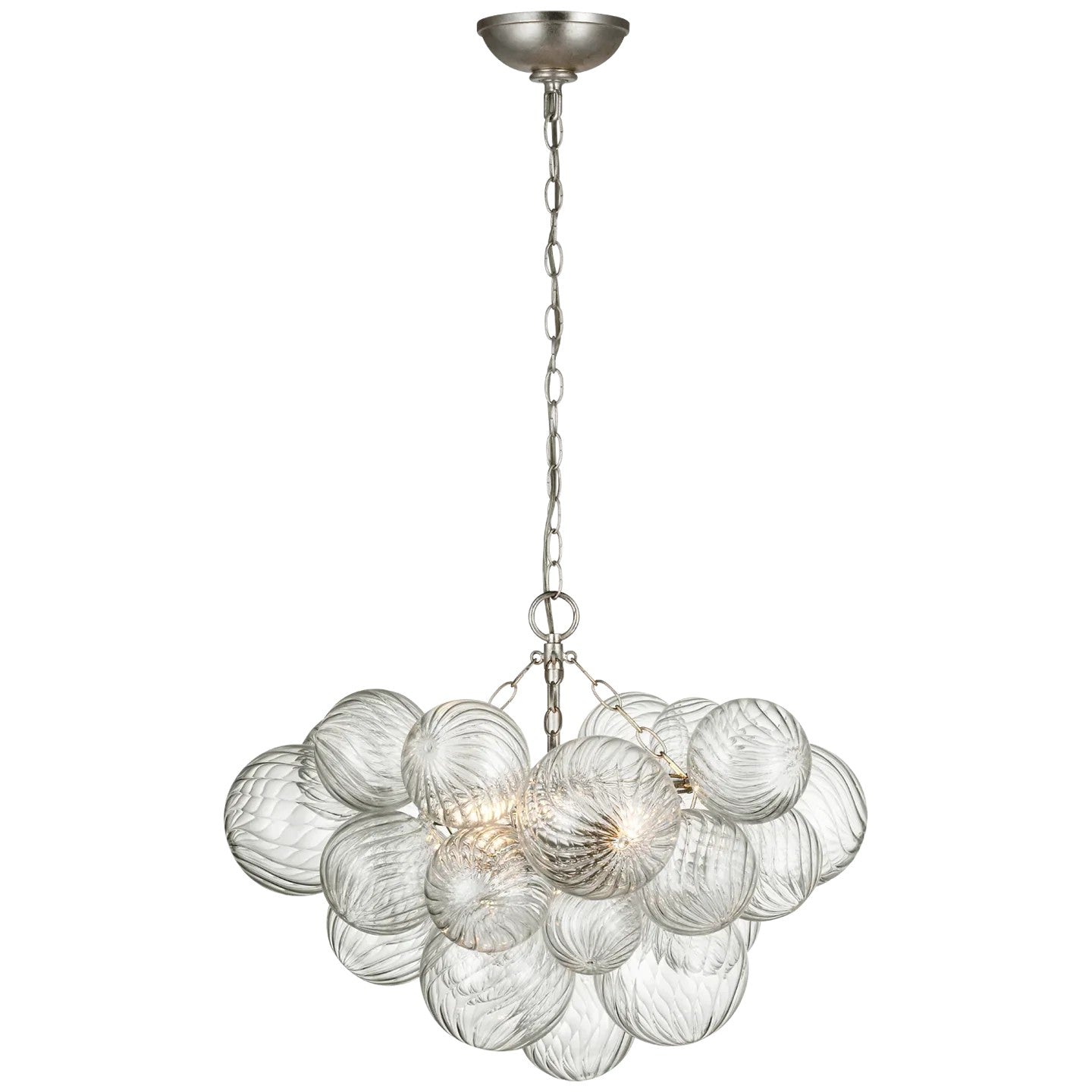 Talian Glass Round Chandelier 24"-MEET LIGHTING
