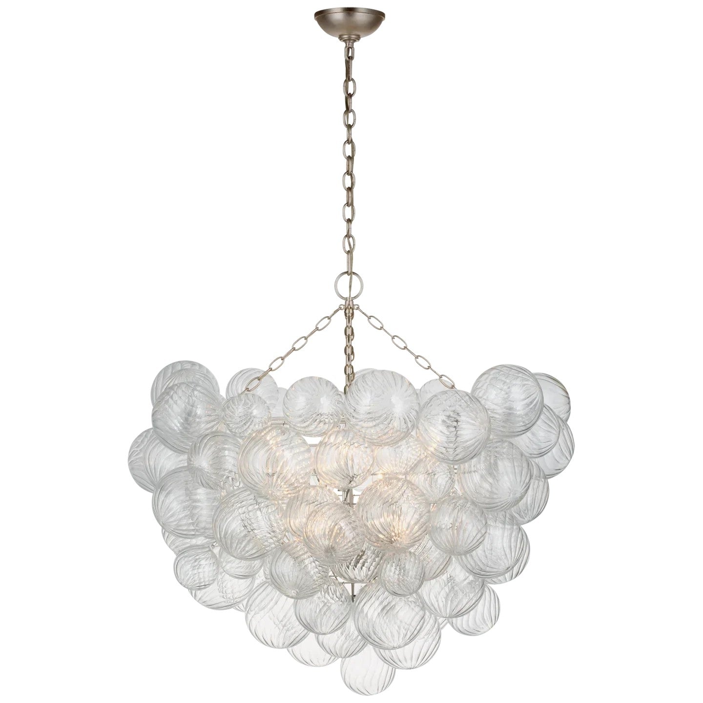 Talian Glass Round Chandelier 38"-MEET LIGHTING