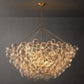 Talian Glass  Round Chandelier 66"