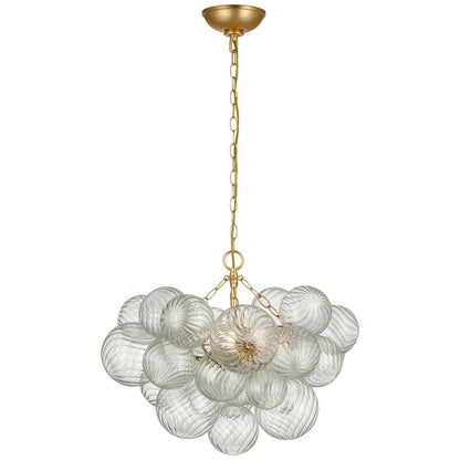 Talian Glass Round Chandelier 24"