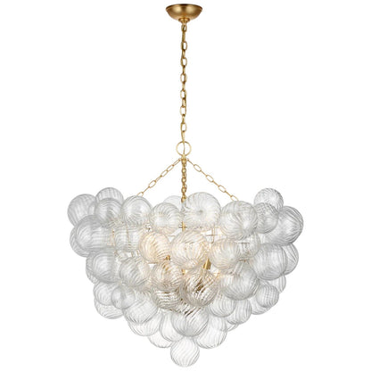 Talian Glass  Round Chandelier 38"