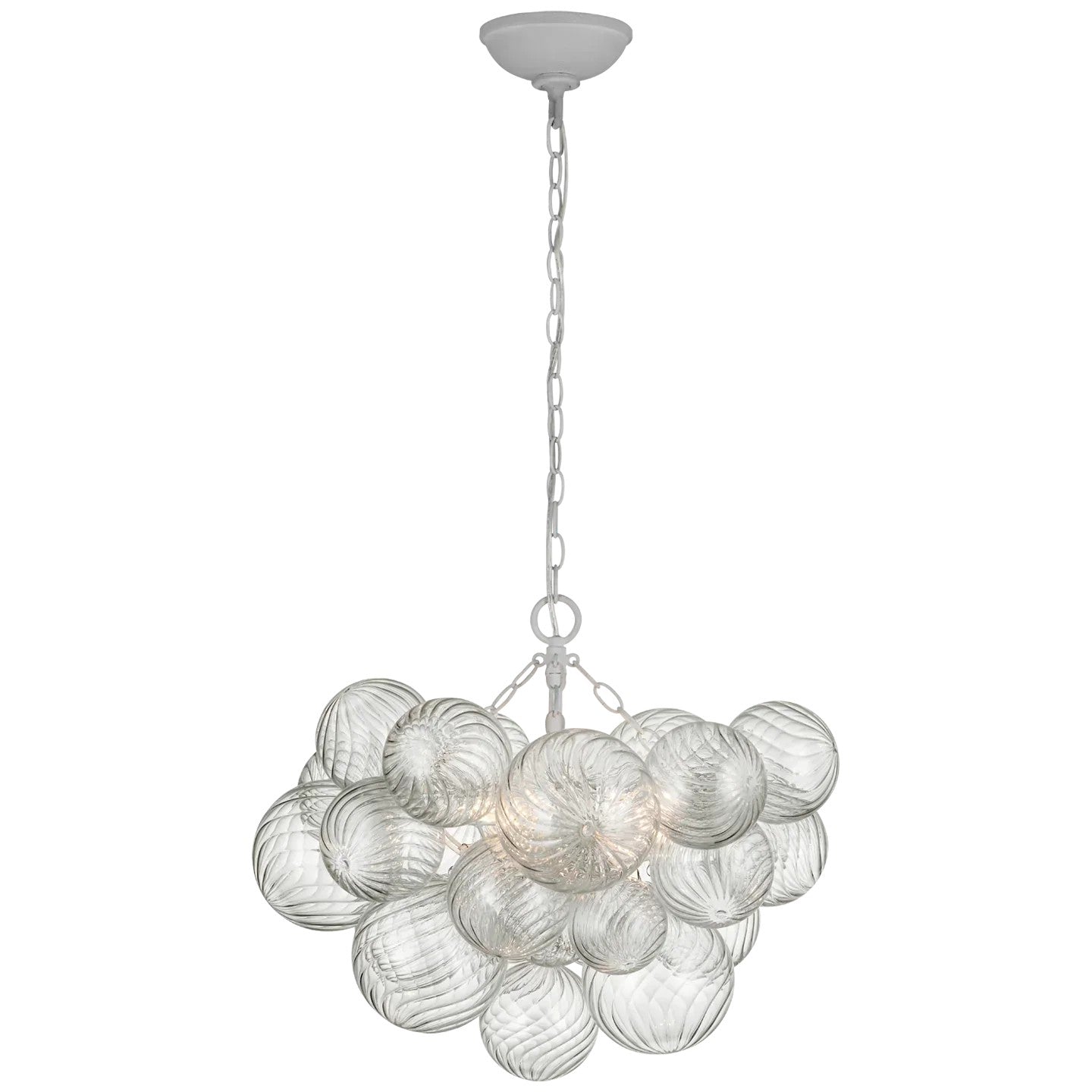 Talian Glass Round Chandelier 24"