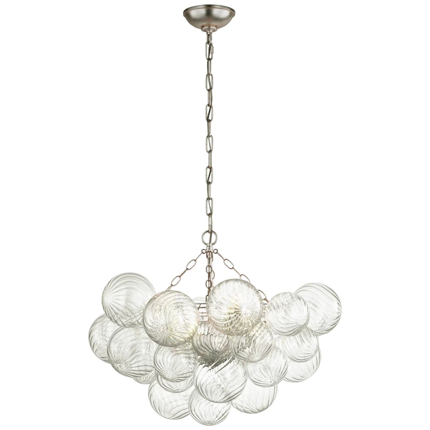 Talian Glass Round Chandelier 30"-MEET LIGHTING
