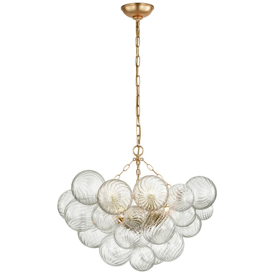 Talian Glass  Round Chandelier 30"