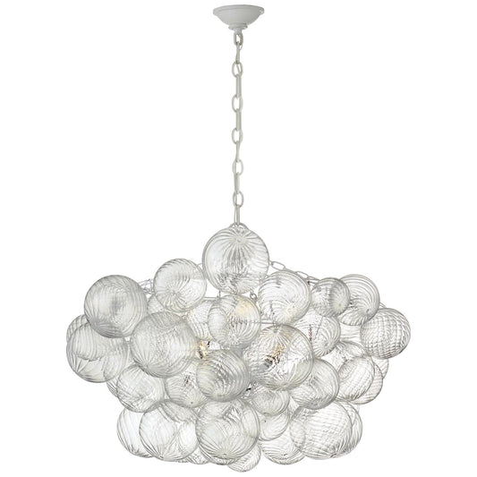 Talian Glass  Round Chandelier 33"