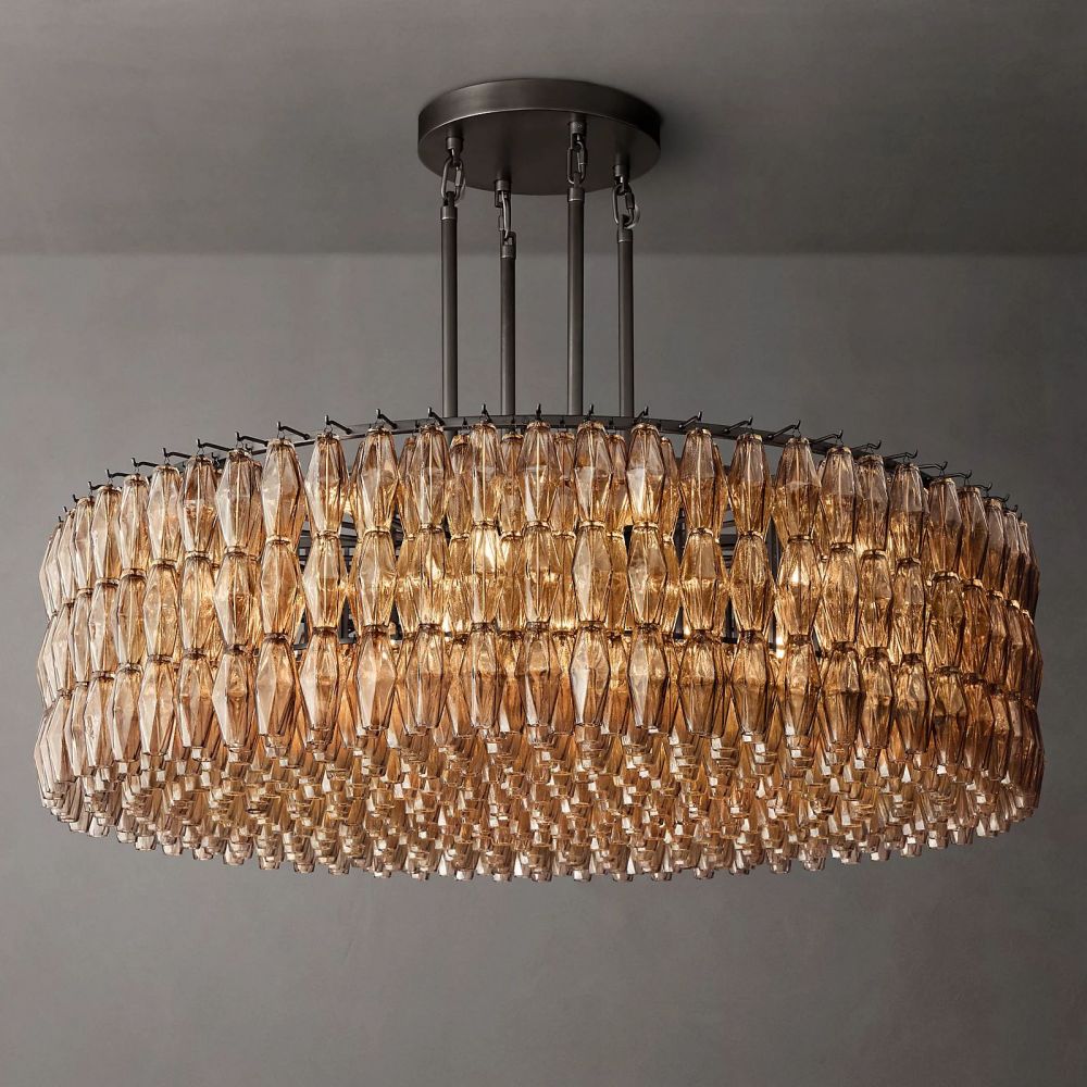 Tara Round Chandelier-Meet Lighting